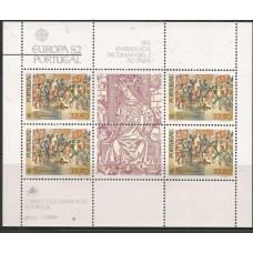 Portugal - Bloco 036 - Tema Europa 1982/Fatos Históricos