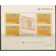 Portugal - Bloco 044 - Tema Europa 1984/ 25 Anos