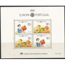 Portugal - Bloco 065 - Tema Europa/Jogos Infantis