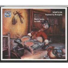 Sierra Leone - Disney/ Donald e sopas/ 60 Anos Pato Donald