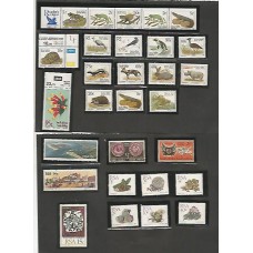 África do Sul -  Fauna e Flora - Conjunto de Selos - CONJ.0002 - Diversos 