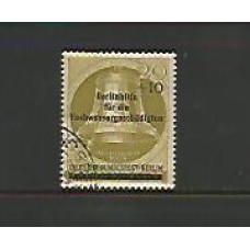 Alemanha - Berlim - 0136 - sobretaxa em ajuda as vitimas de inundações - carimbado 