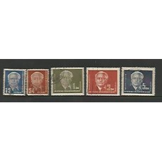 Alemanha Oriental - 0006/9A - Personalidades - Presidente  W. Pieck - carimbados 