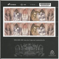 Selos 100 Anos da Cripta da Catedral da Sé Selos 100 Anos da Cripta da Catedral da Sé
