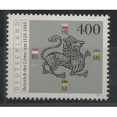 Alemanha Federal - 1637 - 800 anos da morte de Henri Le lion