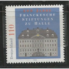 Alemanha Federal - 1843 - 300 Anos Fundação Francke