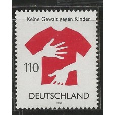 Alemanha Federal - 1845 - Contra Violºncia Infantil