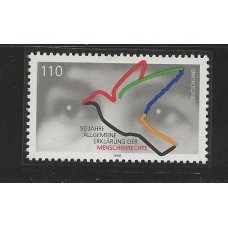 Alemanha Federal - 1858 - 50 Anos Declaração Universal dos Diretos dos Homens