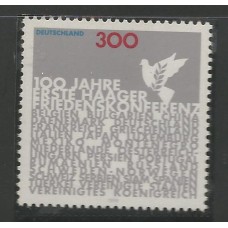 Alemanha Federal - 1898 - 100 Anos Conferencia pela Paz em Haia