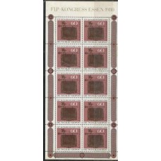 Alemanha Federal - 0911 - Dia do Selo Minifolha