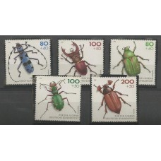 Alemanha Federal - 1497/501 - Insetos/Coleºpteros