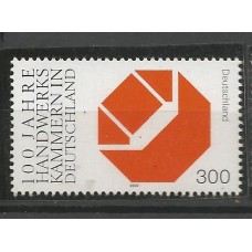 Alemanha Federal - 1956 - Centenário da Cºmaras Alemºs de Artesanato