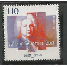 Alemanha Federal - 1958 - Bicentenério da morte do compositor Jean Sóbastien Bach