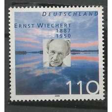 Alemanha Federal - 1964 - Cinquentenério da morte do escritor Ernst Wiechert