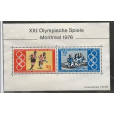 Alemanha Federal - Bloco 11 - Jogos Olímpicos de Montreal