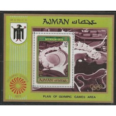 Ajman - Olimpíadas Munich 1972(ESP-AJ008)