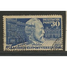 Alemanha(Bizone) - 82 - 75 Anos UPU car.