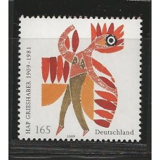 Alemanha Federal - 2547 - Pintor HAP Grieshaber