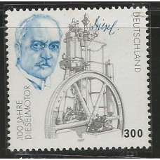 Alemanha Federal - 1774 - 100 Anos Motor º Diesel