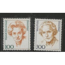 Alemanha Federal - 1787/8 - Definitivos/Mulheres da História Alemº