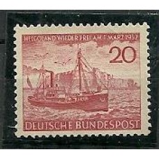 Alemanha Federal - 0037-Restituição De Heligoland à Alemanha