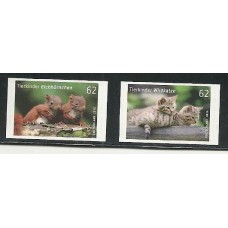 Alemanha Federal - 2936A/37A - Gatos e Esquilos