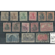 Alemanha(Impºrio) - 081/95 - Legenda Deutsches Reich Filigrana L