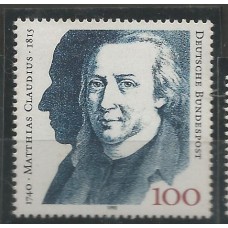 Alemanha Federal - 1305 - Mathias Claudius