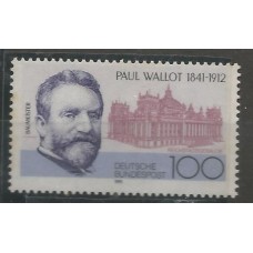 Alemanha Federal - 1364 - Arquiteto Paul Wallot