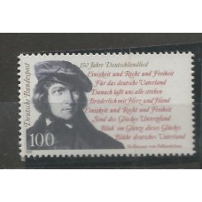 Alemanha Federal - 1387 - Poeta Henrich Hoffmann