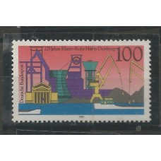 Alemanha Federal - 1390 - Porto de Duisbourg