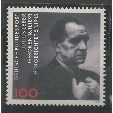 Alemanha Federal - 1406 - Polºtico Julius Leber