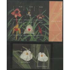 Antigua & Barbuda - Orquídeas(FLO0011) Antigua & Barbuda - Orquídeas(FLO0011)