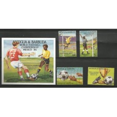 Antigua & Barbuda - Copa Futebol México 1986(ESP017)