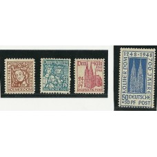 Alemanha(Bizone) - 037/40-700 Anos Catedral de Colônia