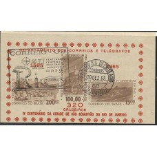 Bloco 017 - 4 Cent. GB 320 CR - CBCe 1º Dia Bloco 017 - 4 Cent. GB 320 CR - CBCe 1º Dia