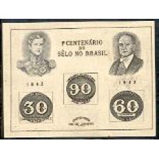 Bl-008 - Centenário do Selo Brasileiro Bl-008 - Centenário do Selo Brasileiro