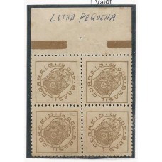 BRASIL - QUADRA FILIGRANA Q MENOR(PB19)