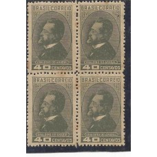 BRASIL - QUADRA FILIGRANA Q MENOR(PB20)