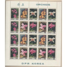 Coréia do Norte - Orquídeas(FLO-CO042)