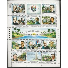 Cuba - 100 Anos Guerra Independência(DIV-c067A)
