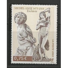 França - 3558 - Série Artástica/Michelangelo