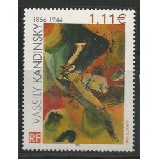 França - 3585 - Série Artástica/Wassily Kandinsky