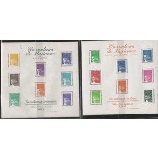 França - Blocos 044/45 - Cores de Marianne