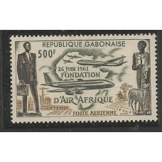 Gabão - 25 Anos Fundação Air Africa(TRAN-G001B)