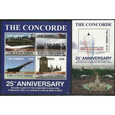 Gambia - Concorde-Avião(TRAN-G005)