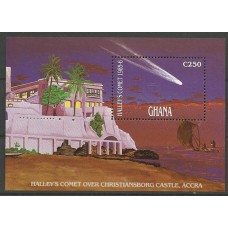 Ghana - Passagem do Cometa Halley(TRAN-G014)