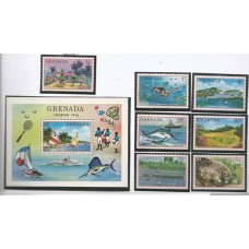 Grenada - Turismo 1976/Carnaval, Mergulho, Golfe, Tênis, barcos)(DIV-G030)