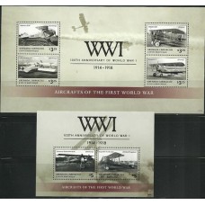 Grenada Carriacou & P.Martinique - Aviões da 1º Guerra(TRAN-G021)