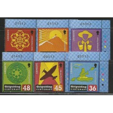 Guernsey - 1310/5 - 100 Anos das Escoteiras